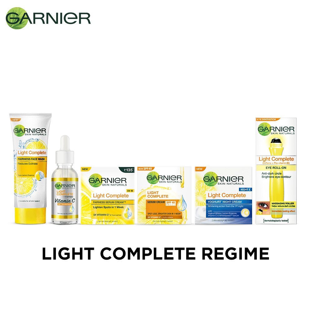 Garnier Light Complete Skin Care Regime
